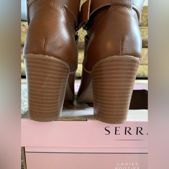 Serra women’s -Ladies booties size 7, brown - Picture 12 of 12